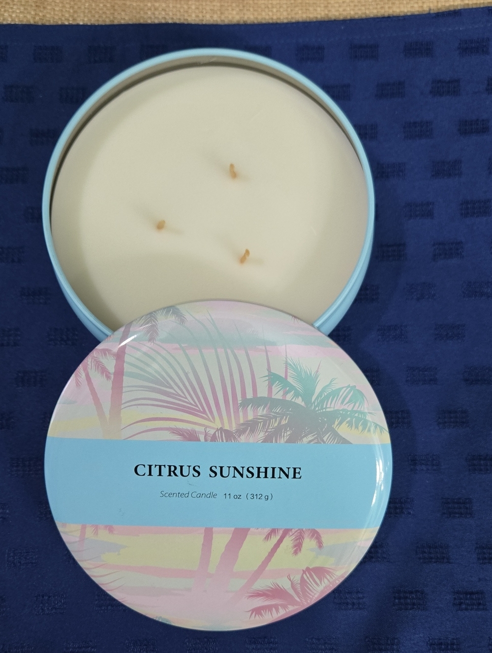 Palm Beach Citrus Sunshine Three-Wick Candle